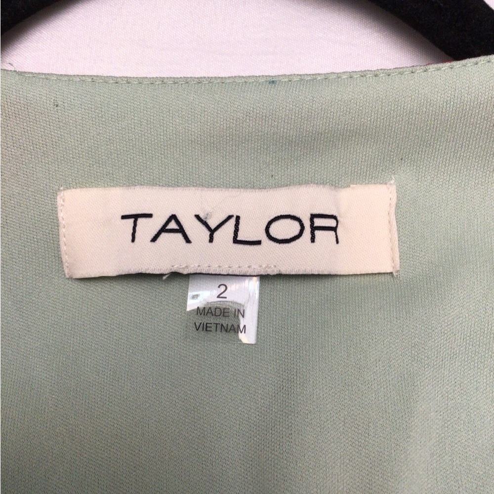 Taylor Red and Green Long Sleeve Dress - Picture 4 of 15
